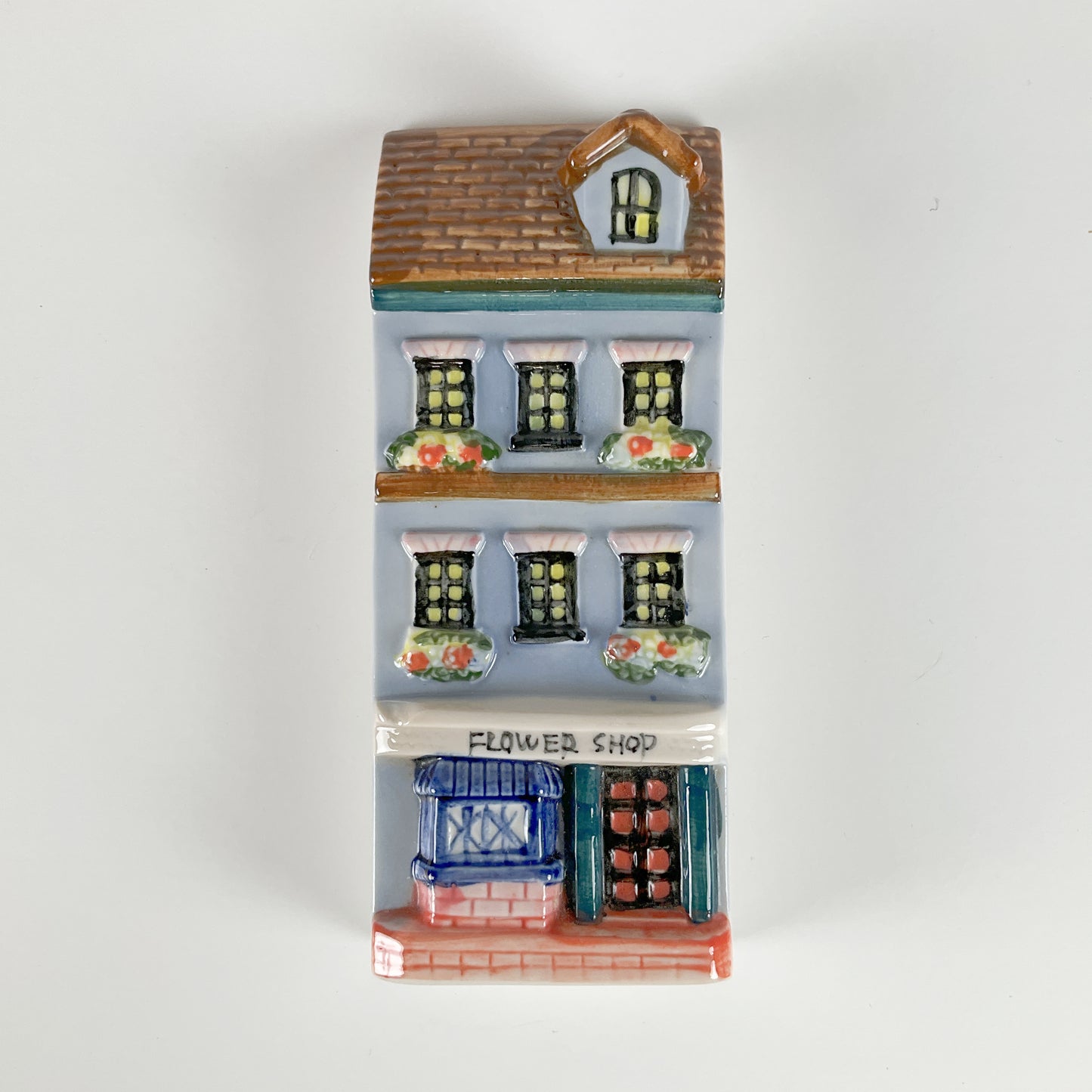 Ceramic Building Plaques - Flower Shop