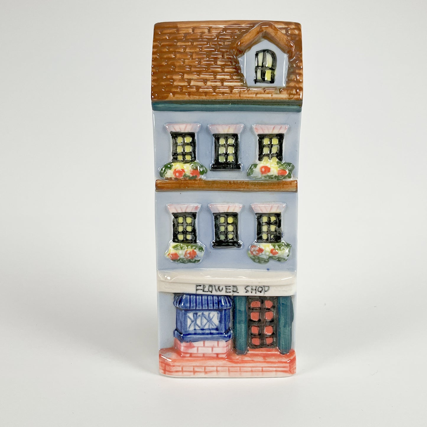 Ceramic Building Plaques - Flower Shop