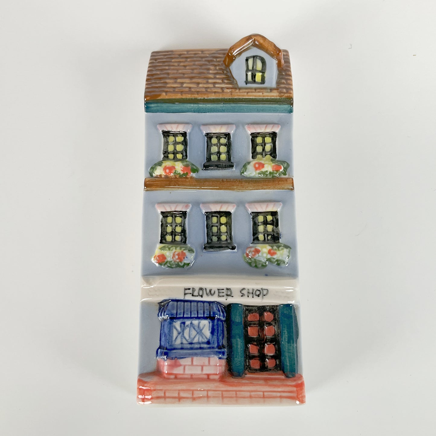 Ceramic Building Plaques - Flower Shop