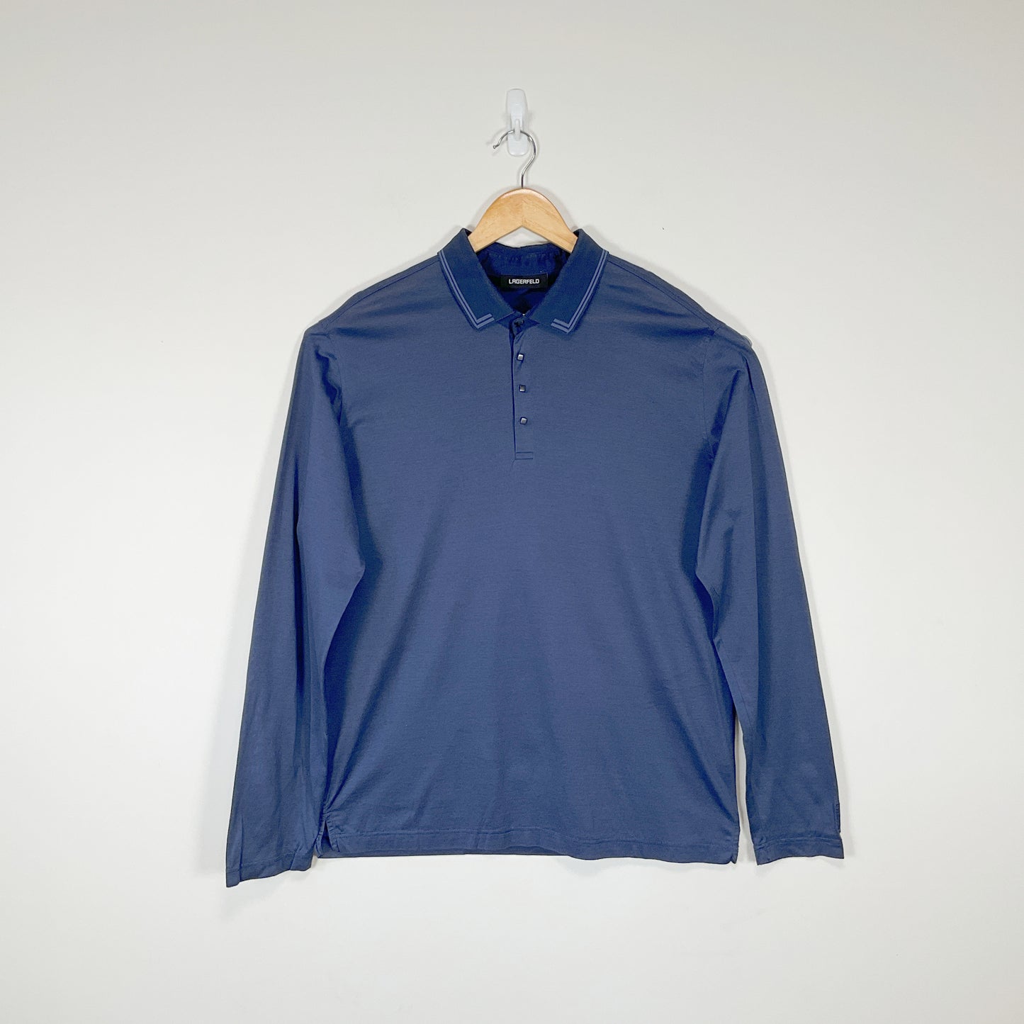 Lagerfeld - Long Sleeve Polo Shirt