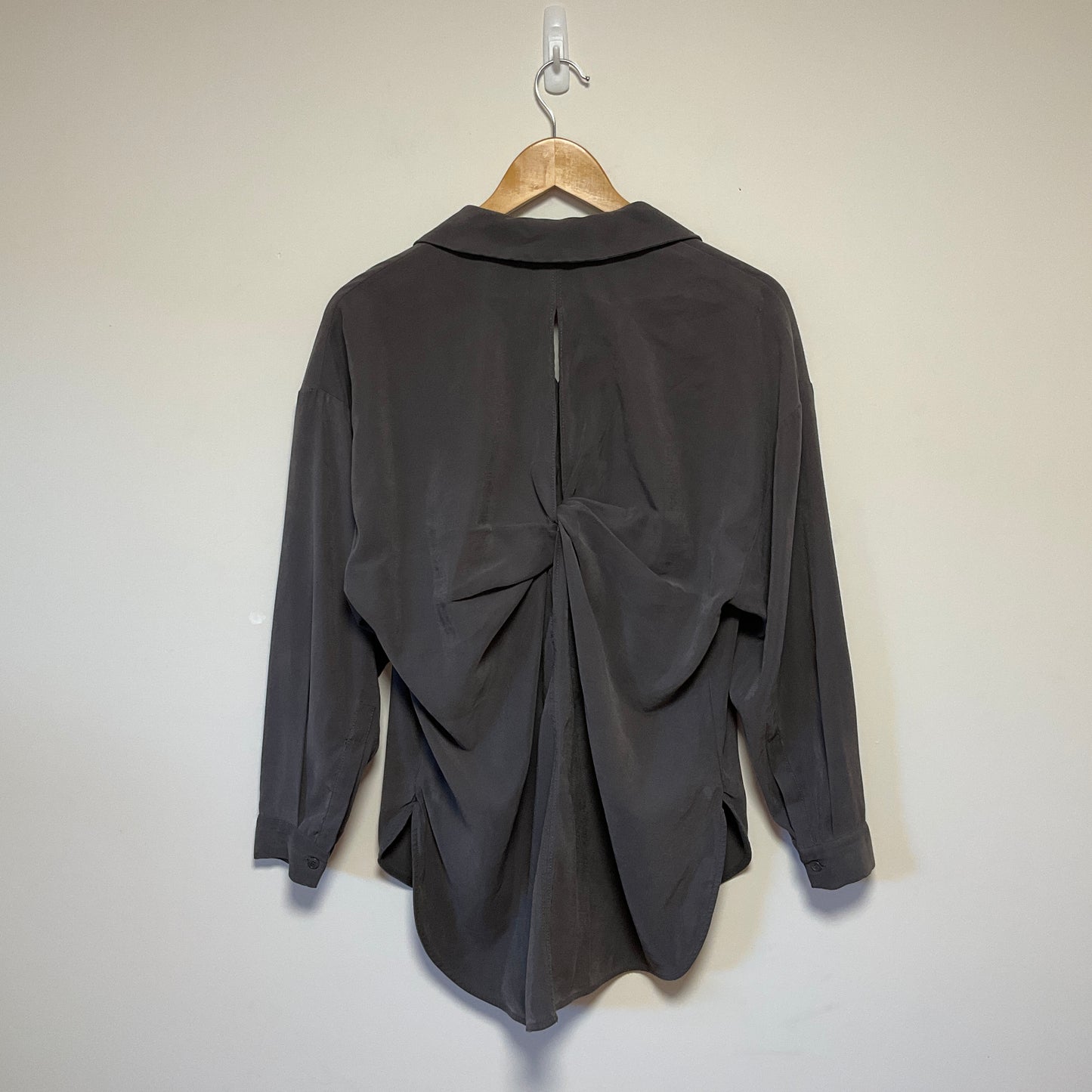 Zara - Long Sleeve Grey Top