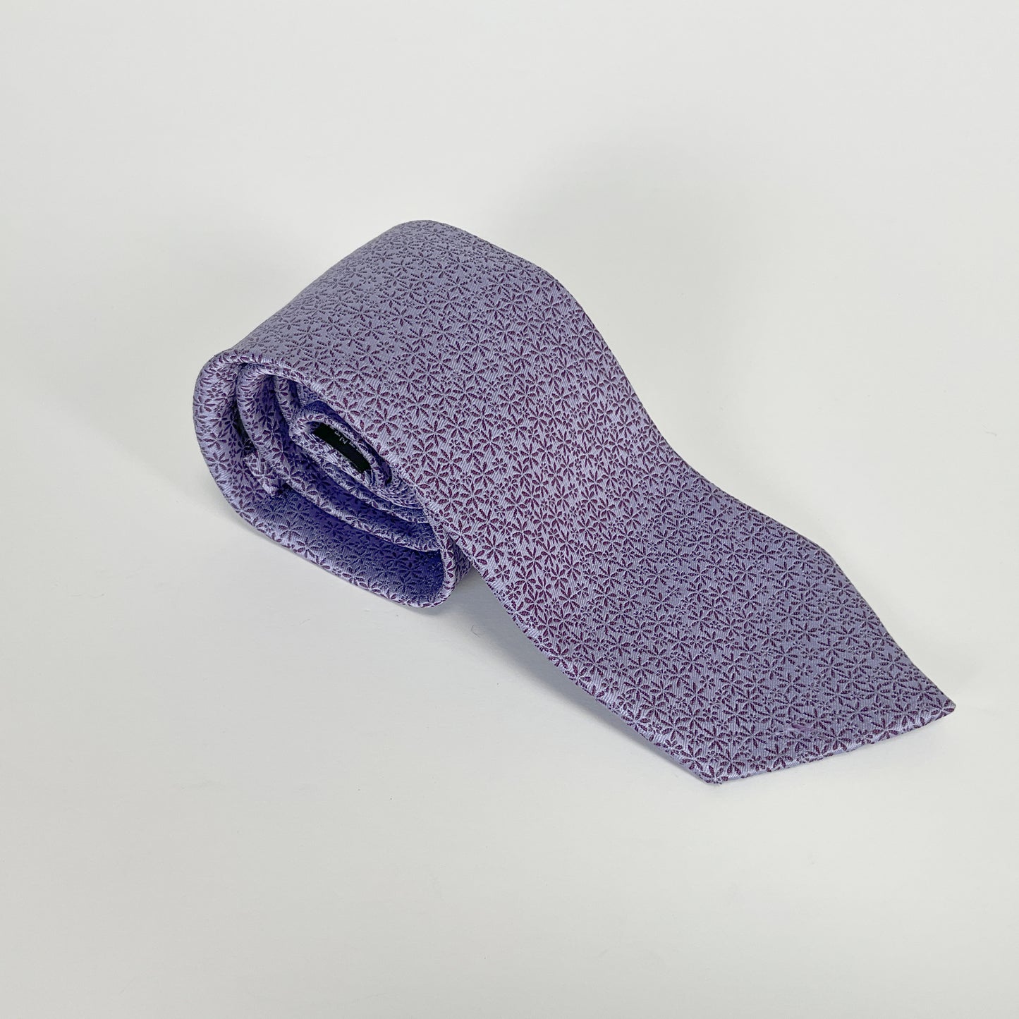 Barkers -  Purple Floral Silk Tie