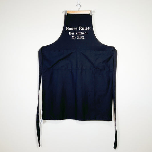 Karen Design - Men's Apron 'House Rules'