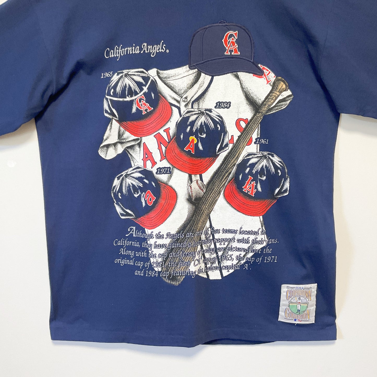 Nutmeg Mills - Baseball T-Shirt - California Angels