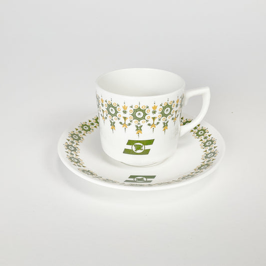 Royal Grafton - Fine Bone China Teacup and Saucer 6 Sets