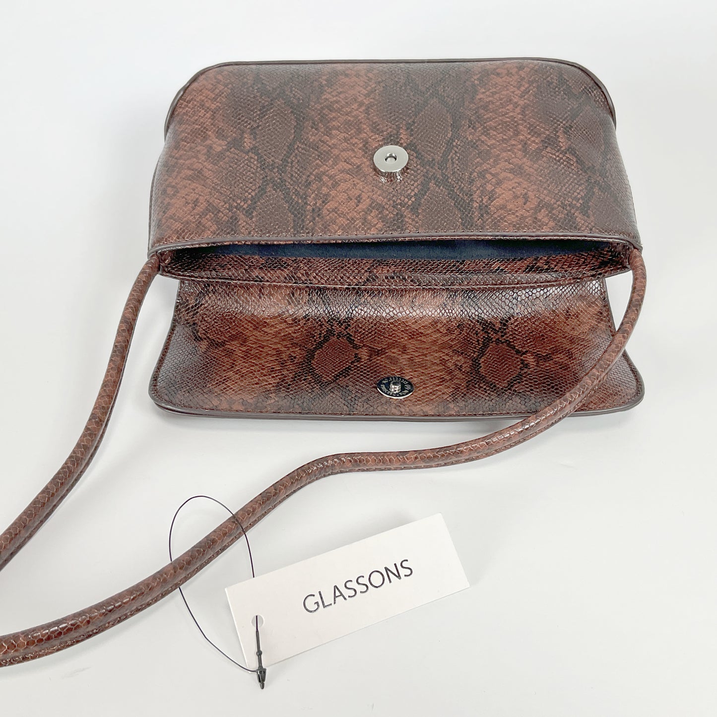 Glassons - Brown Snake Handbag