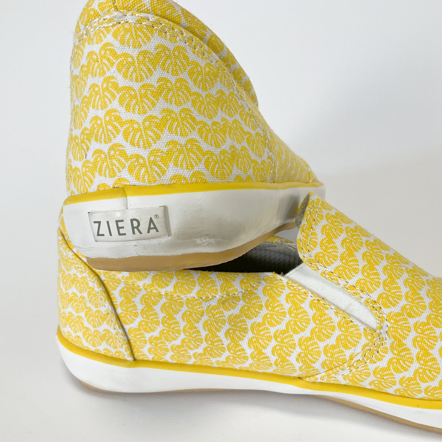 Ziera - Slip On Yellow Print Shoes