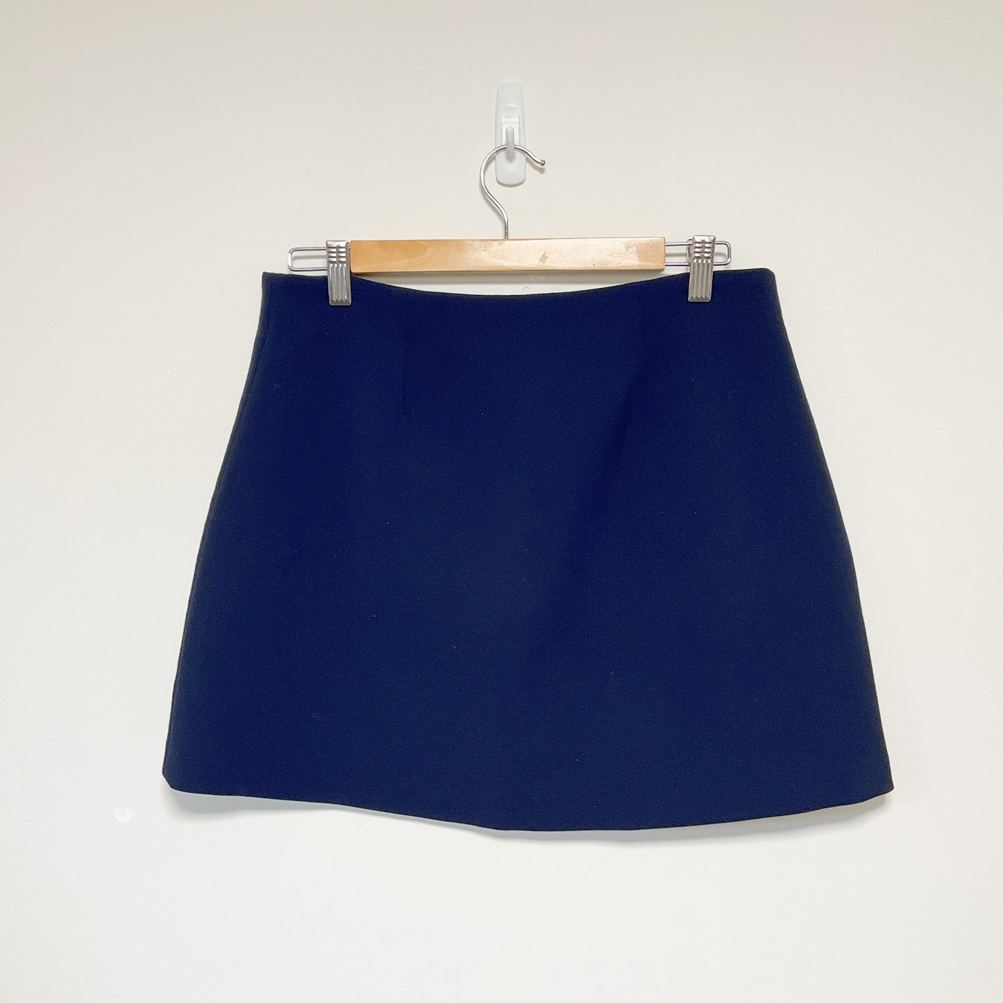 Witchery - Zip Skirt In Lead Dark Blue