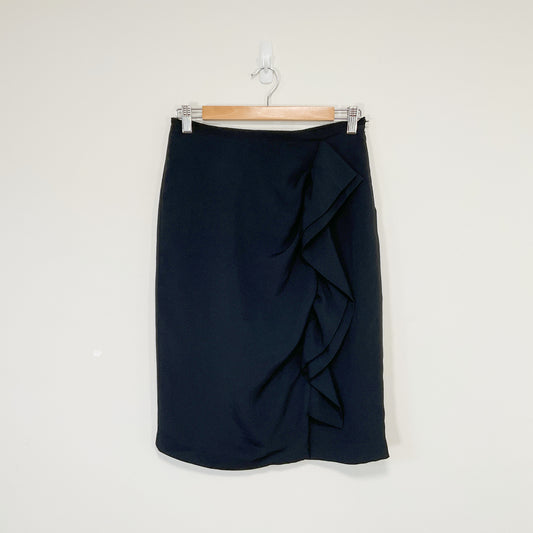 Veronika Maine - Black Peplum Skirt