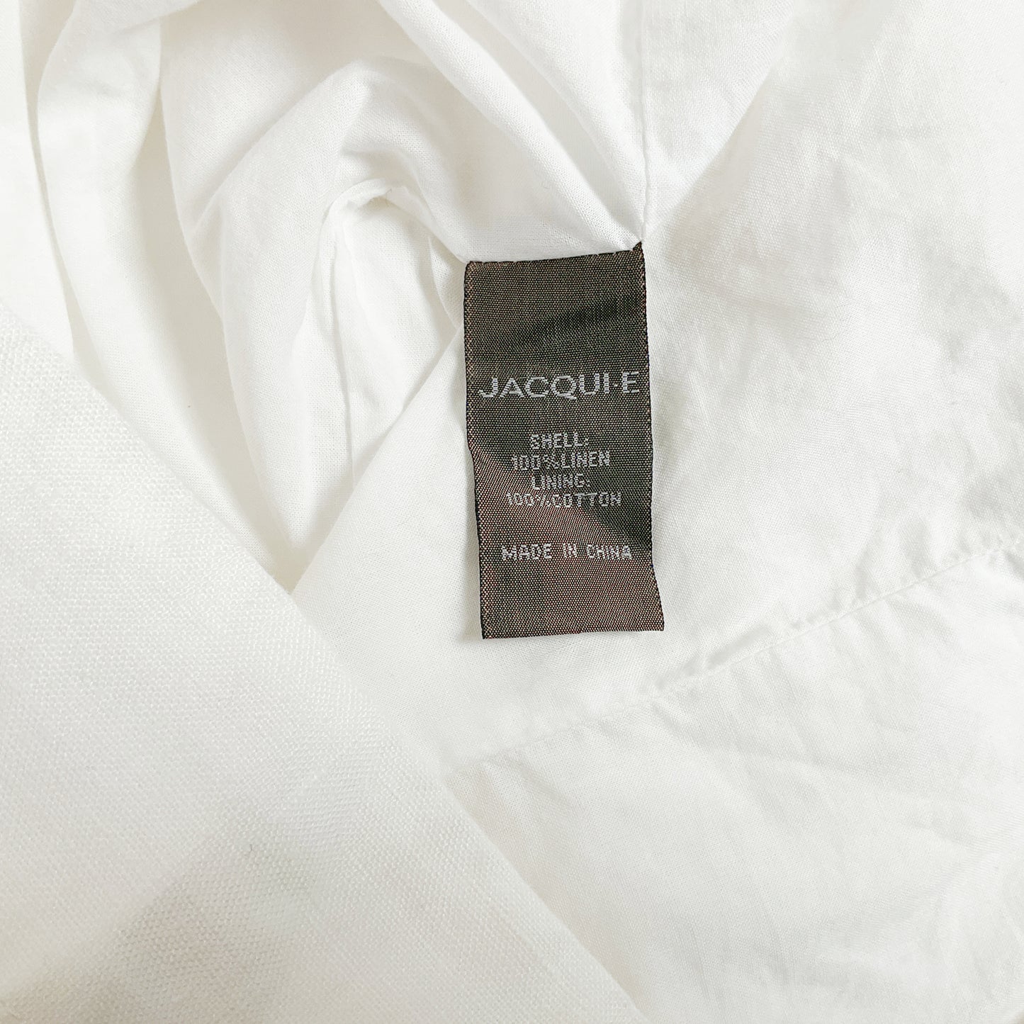 JACQUI.E - White Dress With Pockets