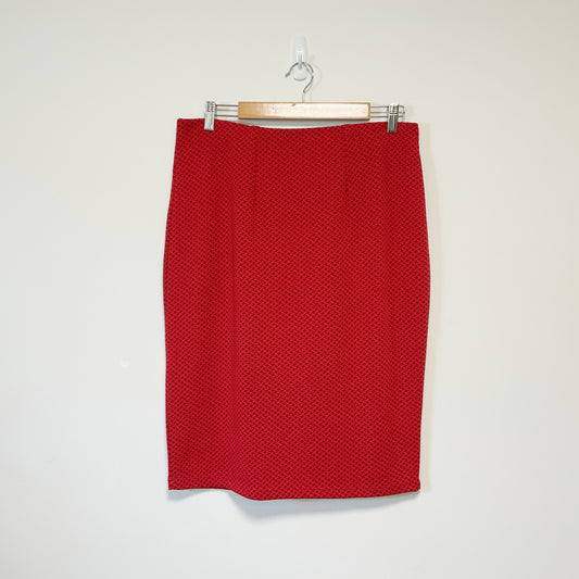 Maya - Red Midi Skirt