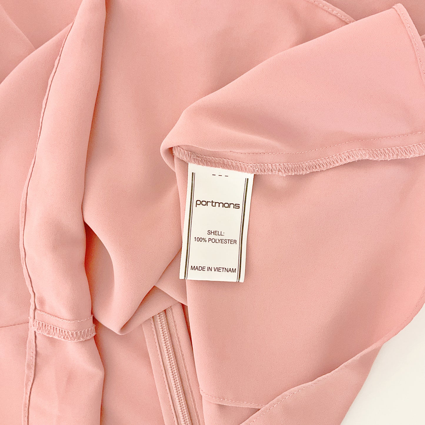 Portmans - Short Ruffle Sleeve Pink Top