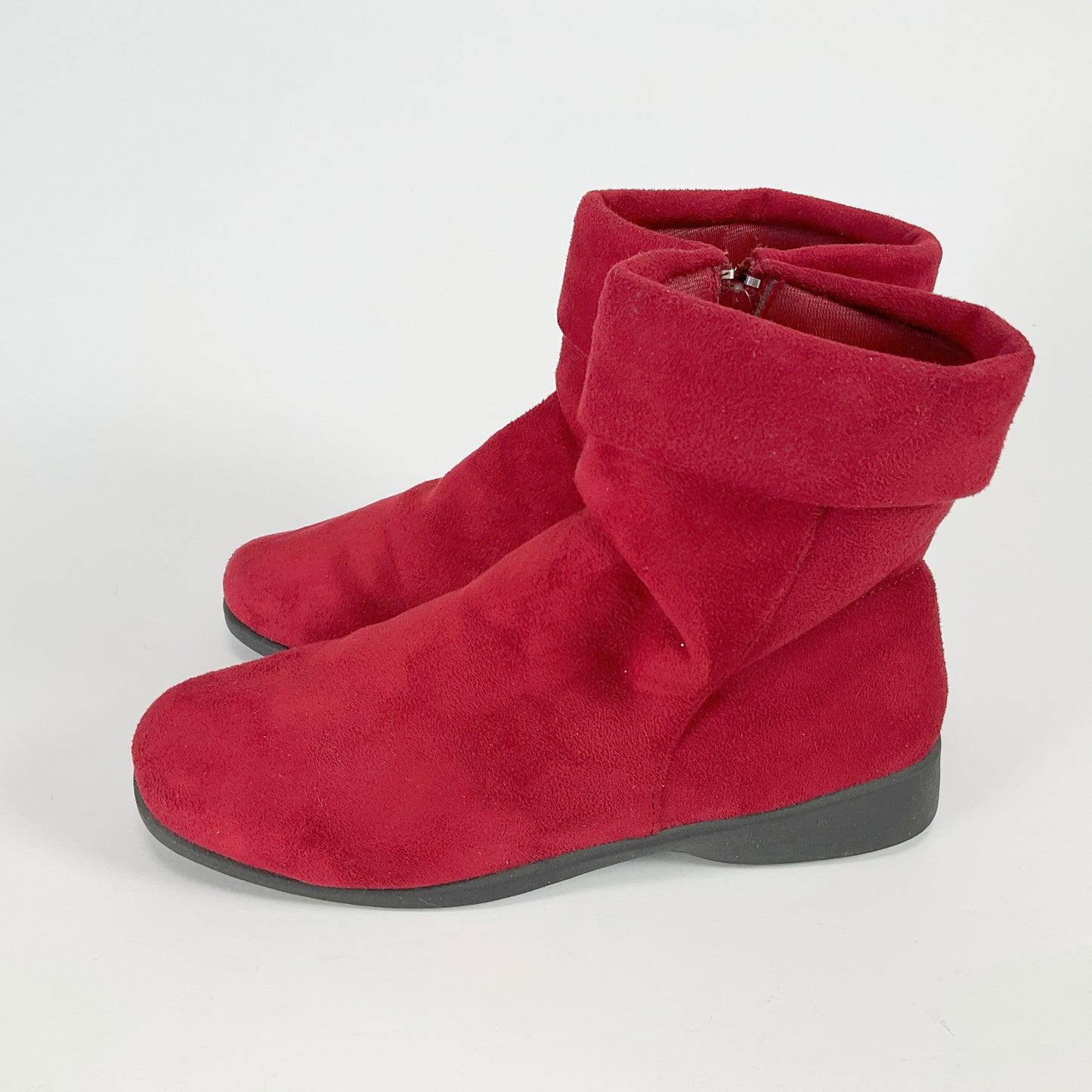 Step II - Red Ankle Boots