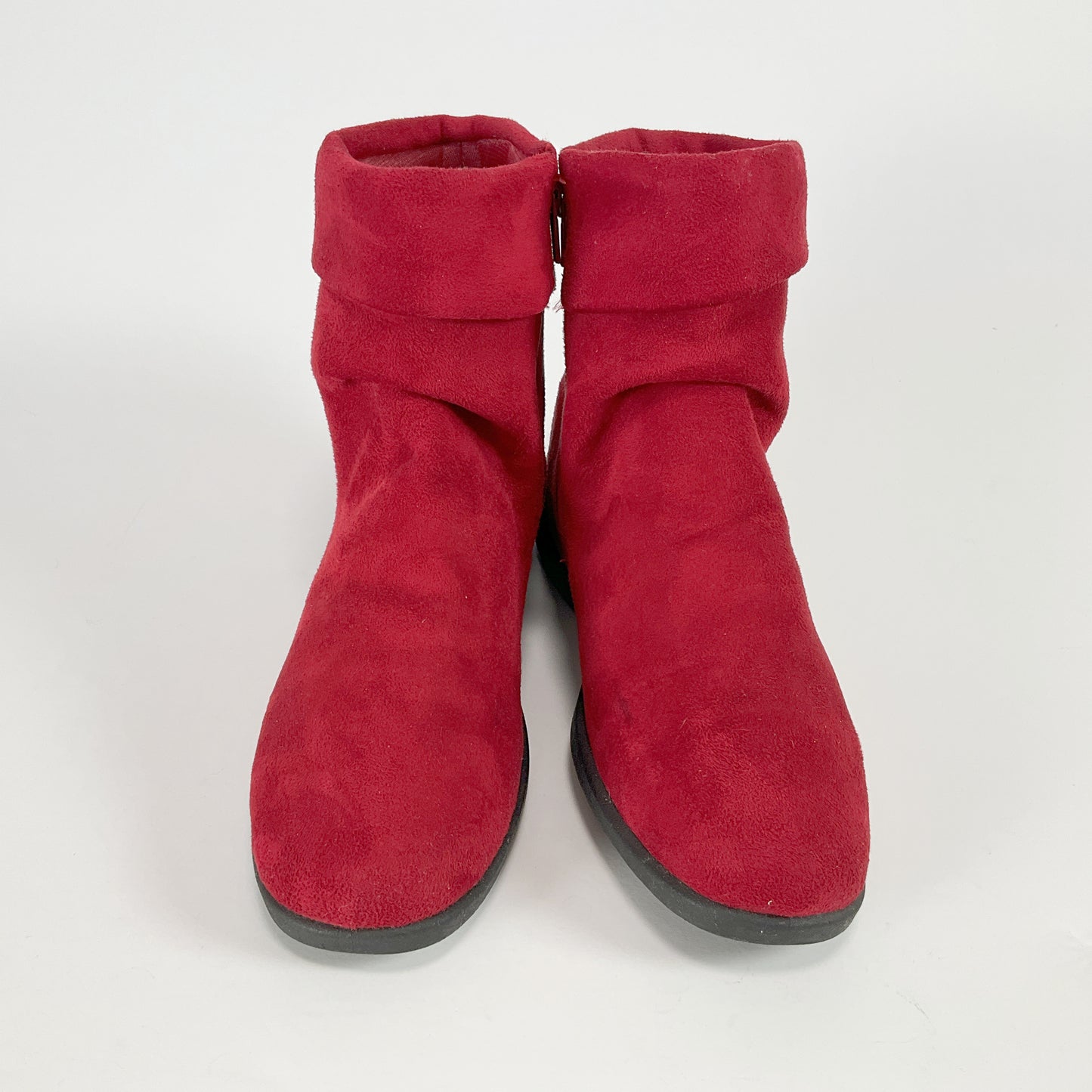 Step II - Red Ankle Boots