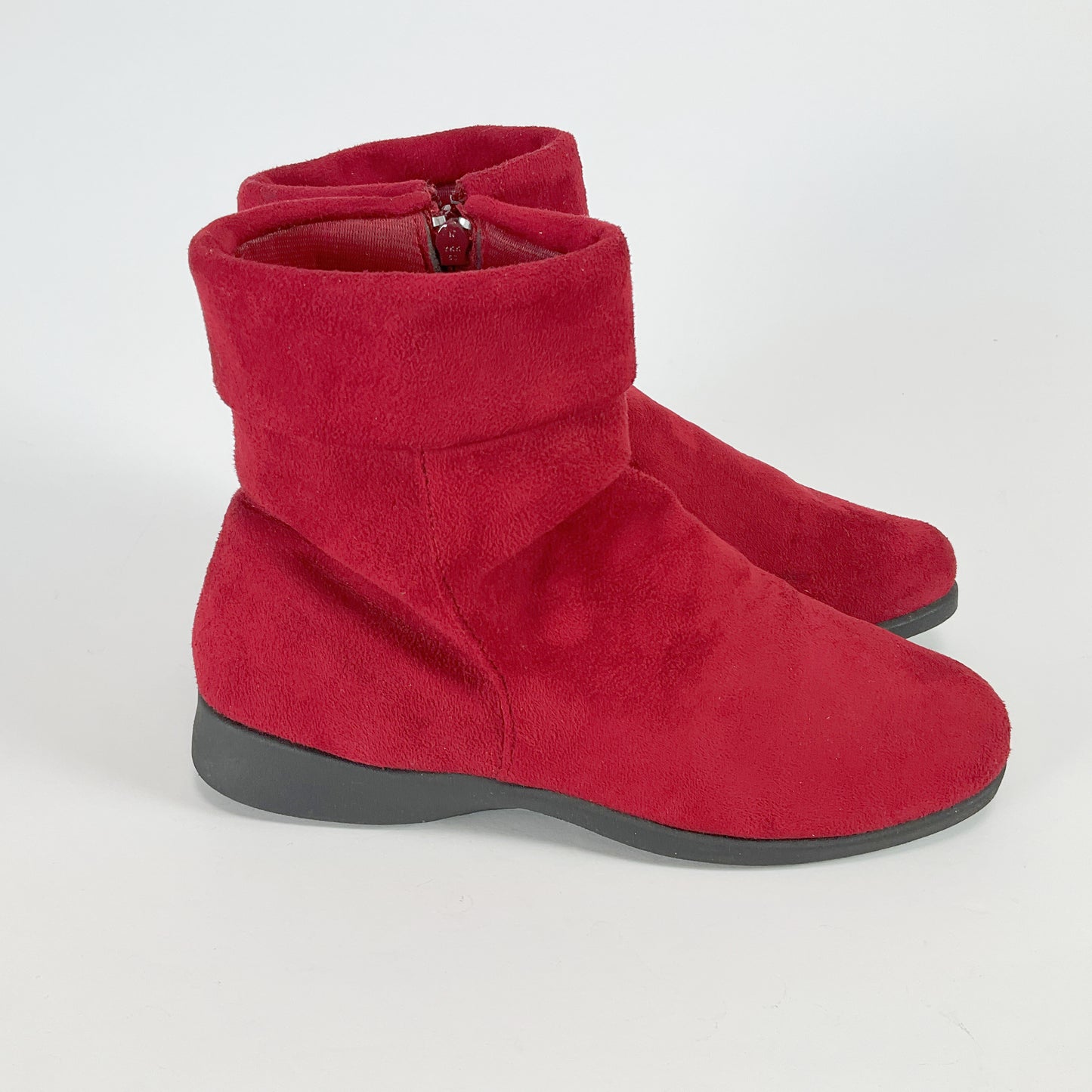 Step II - Red Ankle Boots