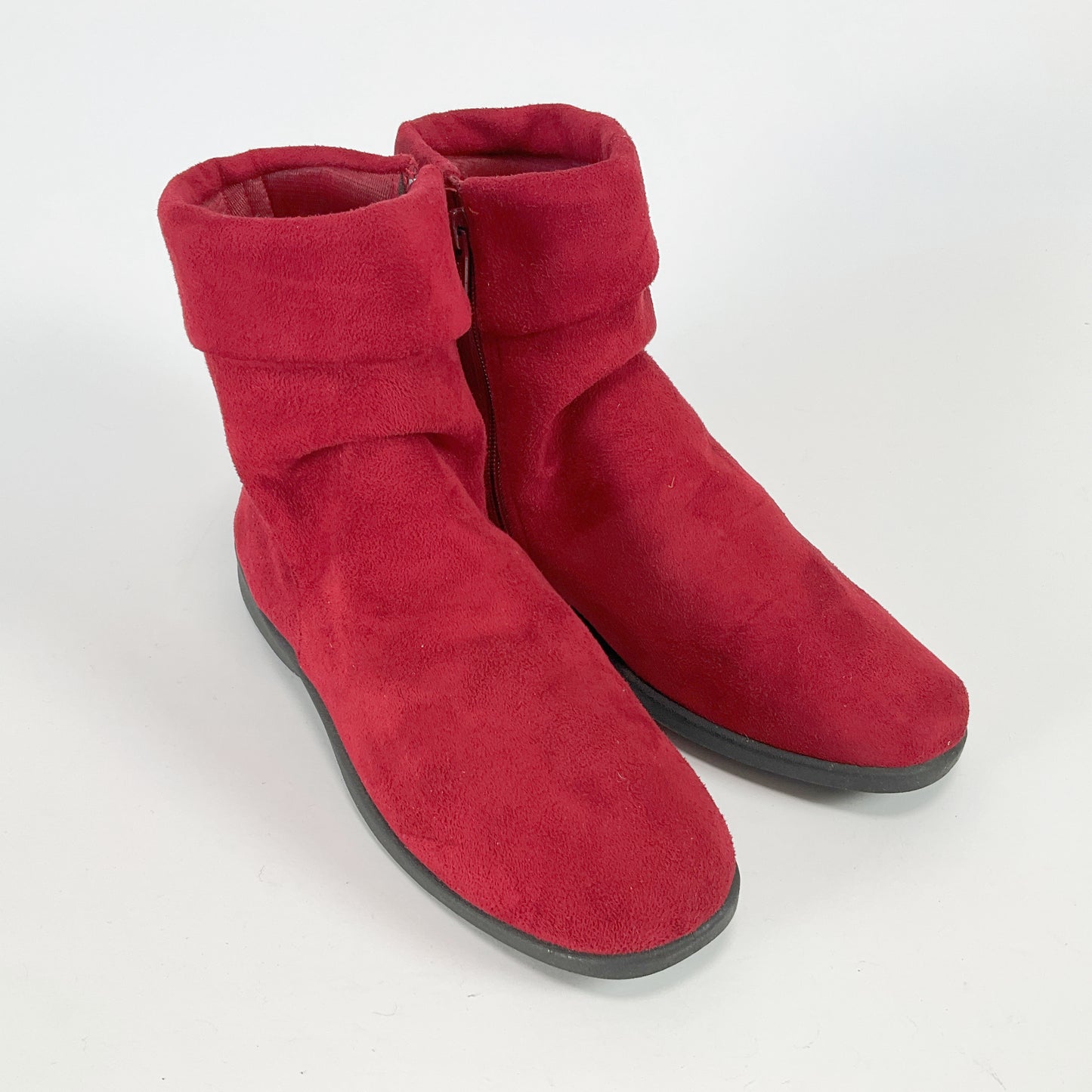 Step II - Red Ankle Boots