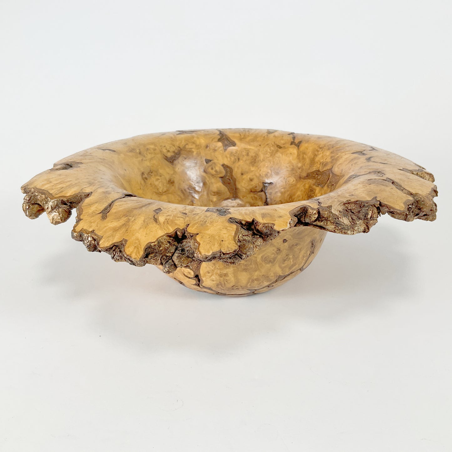 Handcrafted - Silver Beech Burl Bowl