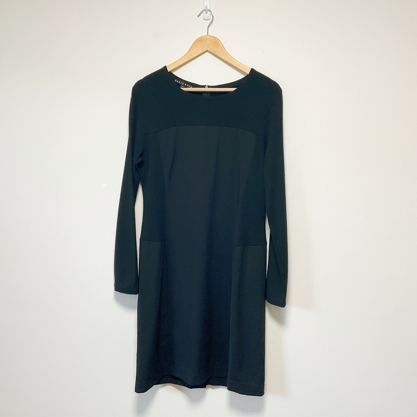 Paula Ryan - Flattering Black Wool Dress