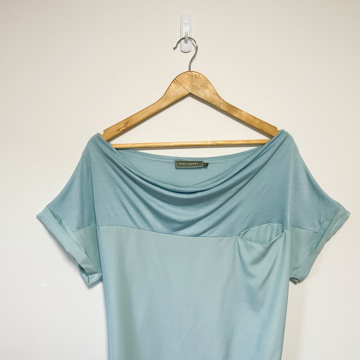 Mint Velvet - Short Sleeve Cowl Neck Casual Outfits Top
