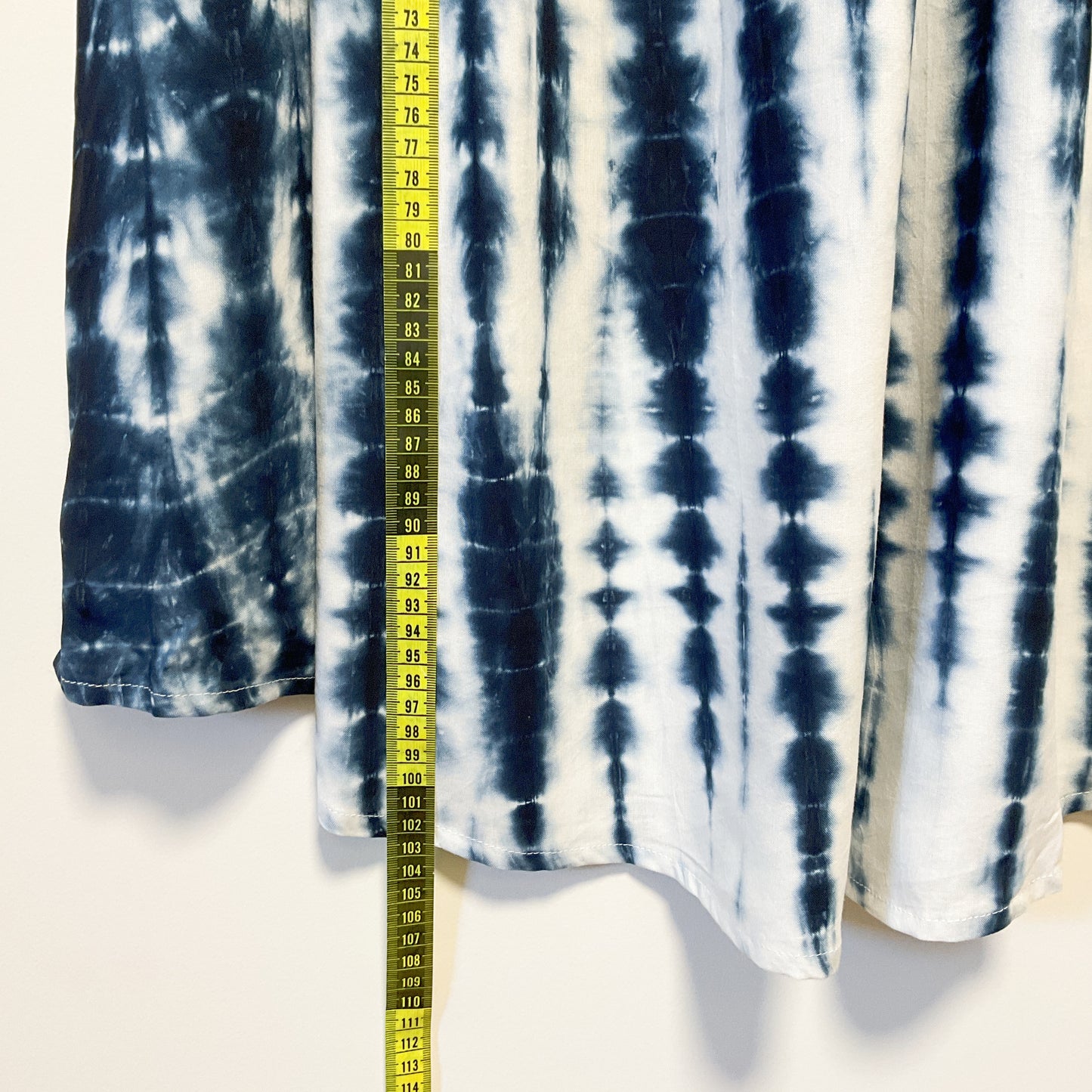 Here is Bliss - Blue and White Striped Women's Maxi Skirt