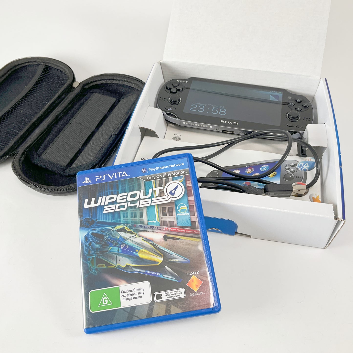 Sony - PlayStation Vita 1000 with Two Games