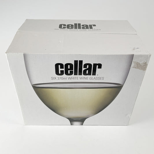 Cellar - Six 370ml White Wine Glasses Set