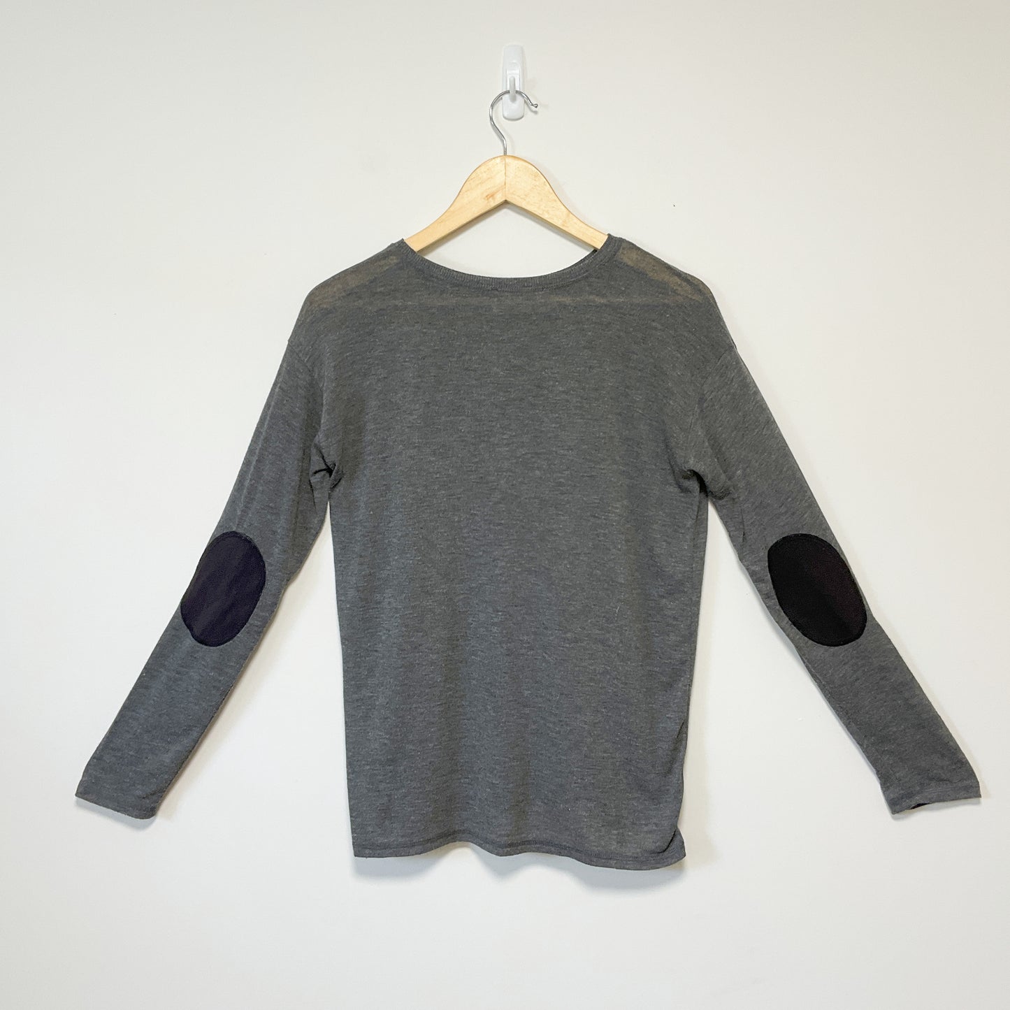 Zara Trafaluc Grey Long Sleeves Crew Neck Cozy Shirt