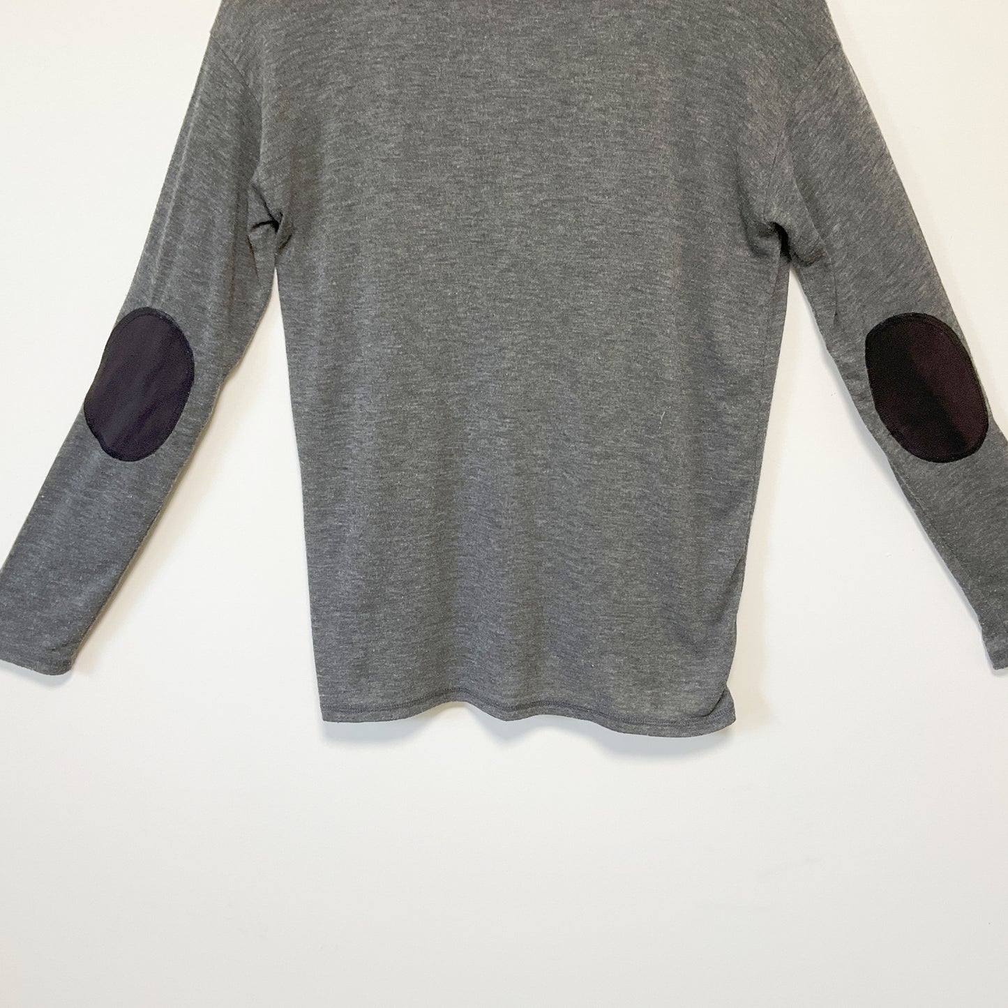 Zara Trafaluc Grey Long Sleeves Crew Neck Cozy Shirt