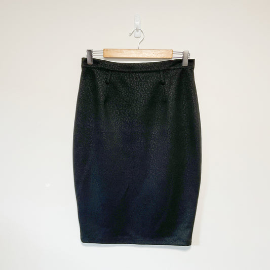 Pagani - Textured Knit Midi Skirt