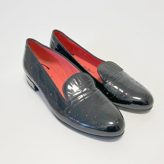 Pas De Rouge - Women's Black Loafers