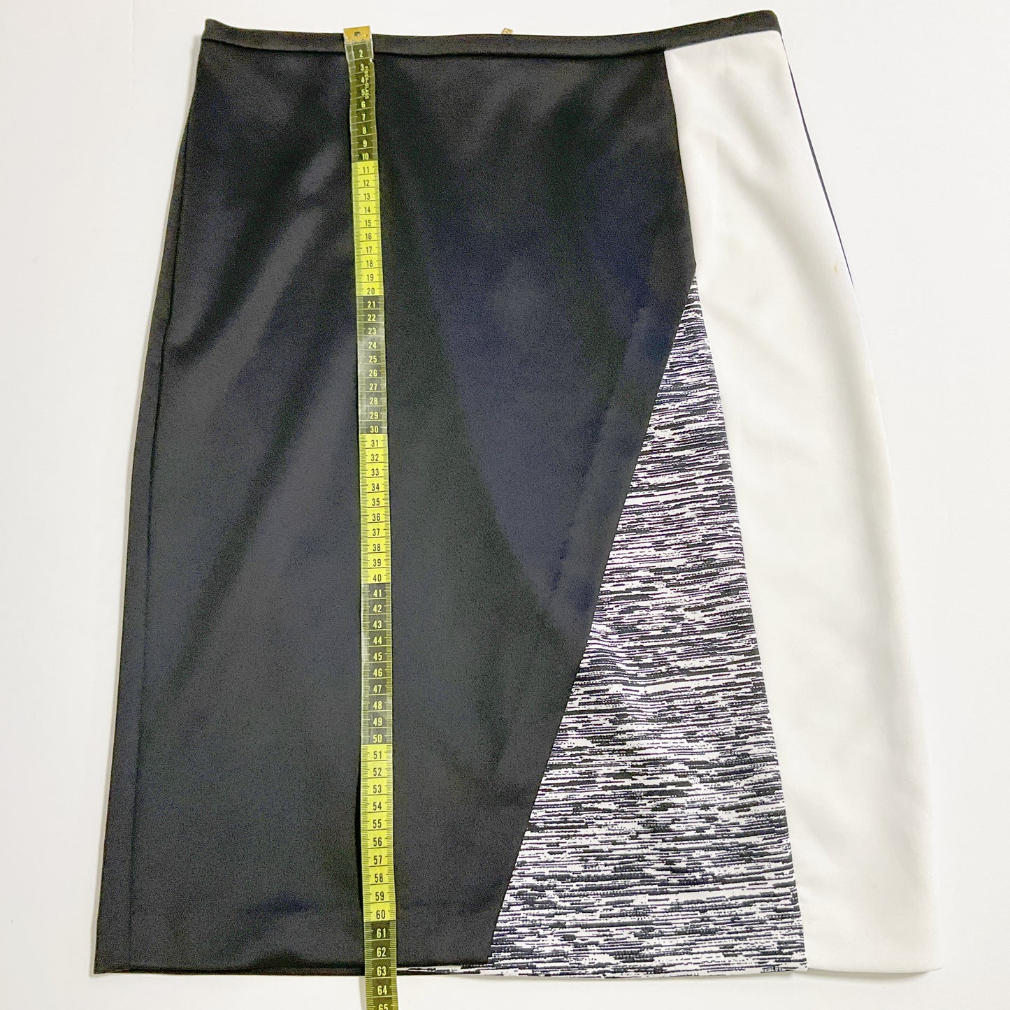 Calvin Klein - Patchwork multicolor A-line skirt