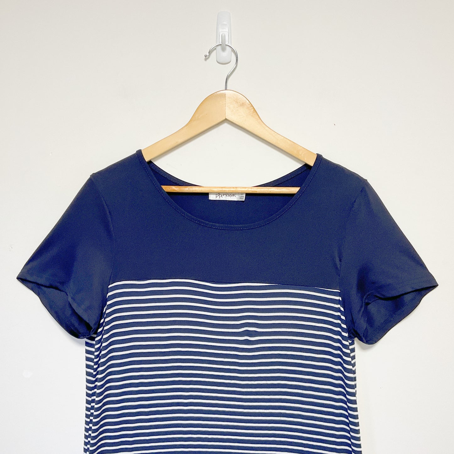 Paper Scissors - Striped Short-Sleeve Women's Top