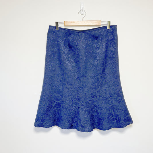 Shoshamma - Floral Pattern Blue Skirt