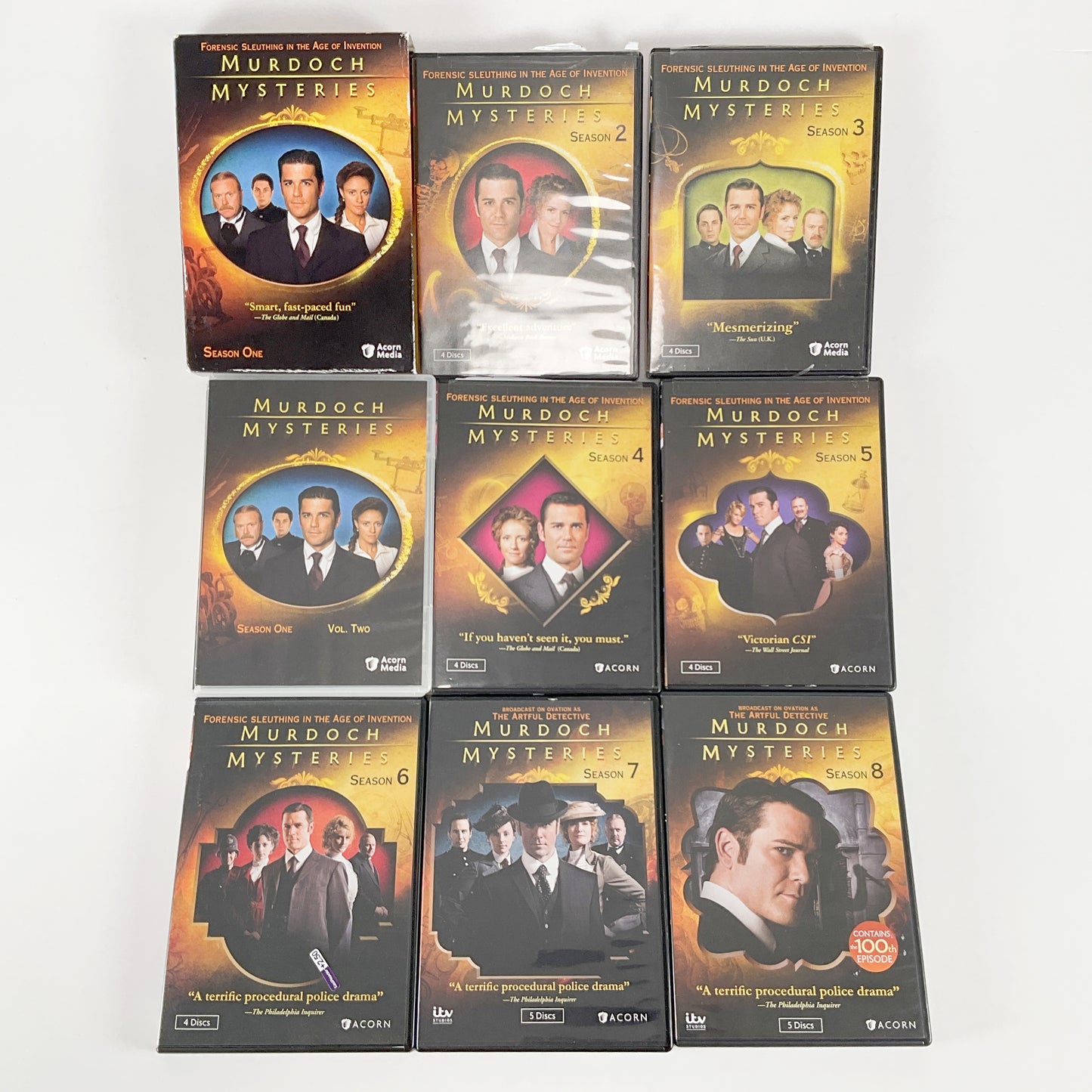 Murdoch Mysteries : Seasons 1-8 Collection DVD