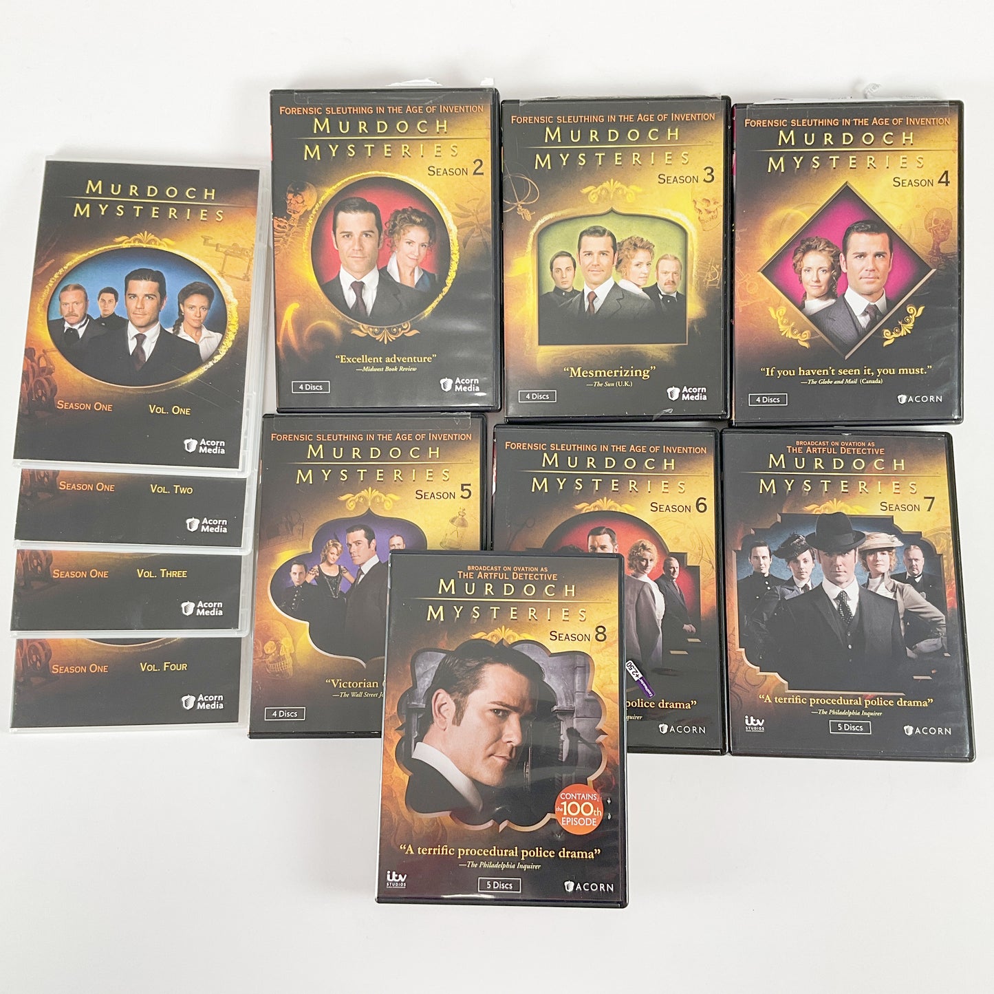 Murdoch Mysteries : Seasons 1-8 Collection DVD