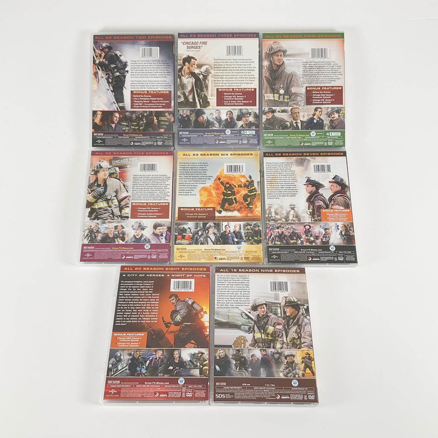 Chicago Fire: Seasons 2-9 DVD