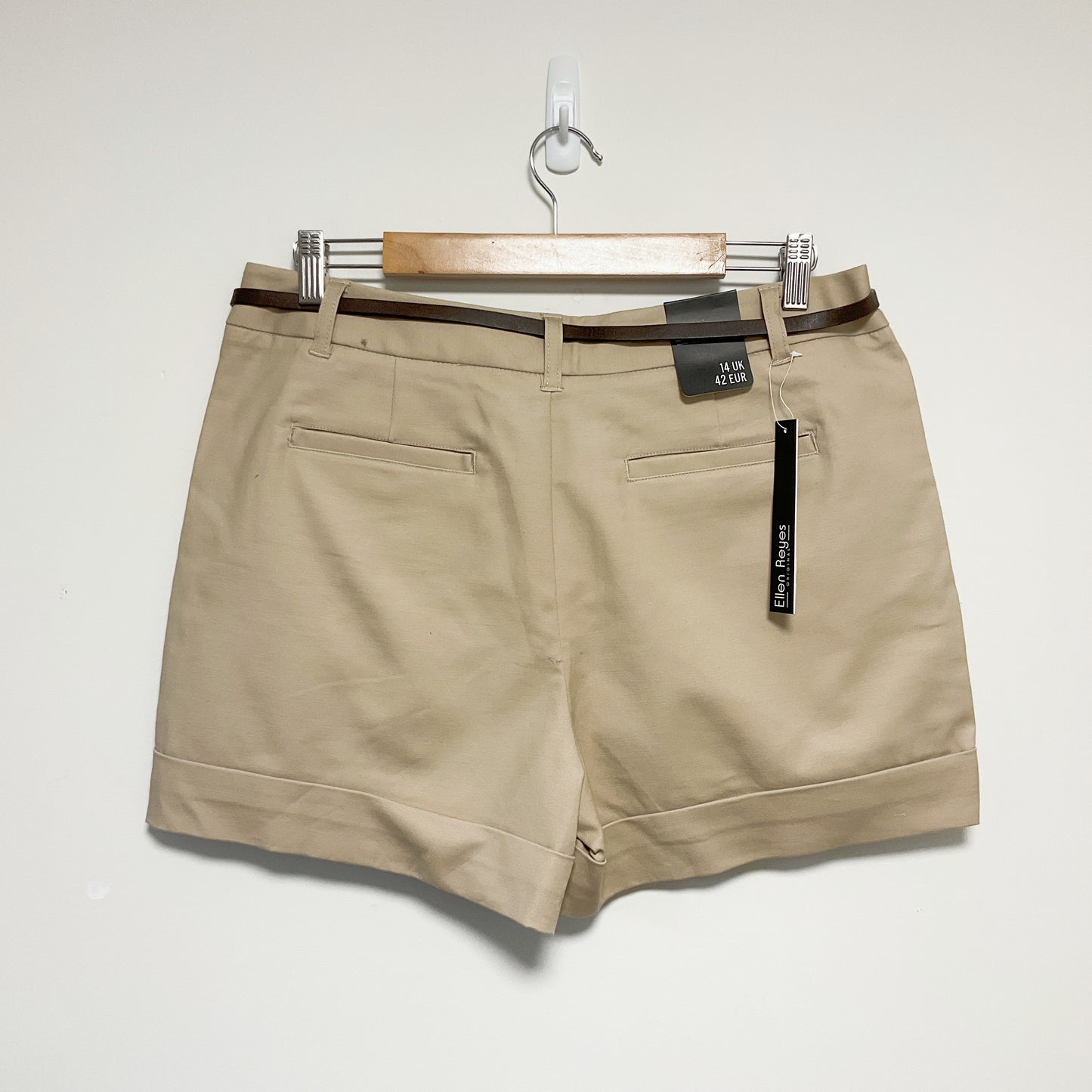 Ellen Reyes Original - Ladies Belted Cotton Shorts