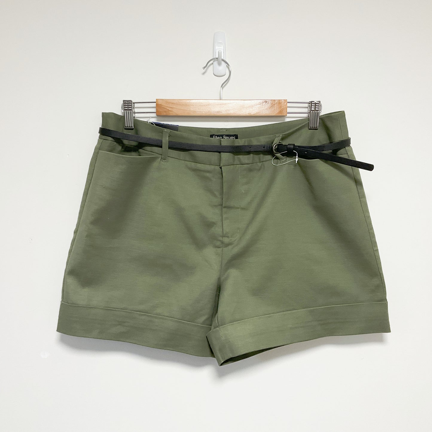 Ellen Reyes Original - Ladies Belted Cotton Shorts