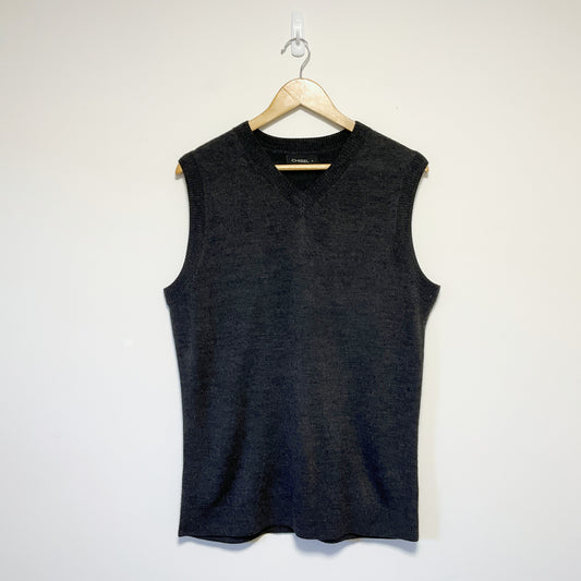 Chisel - Dark Grey Knit Vest