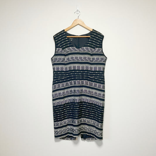 Fredick - Sleeveless Striped Dress
