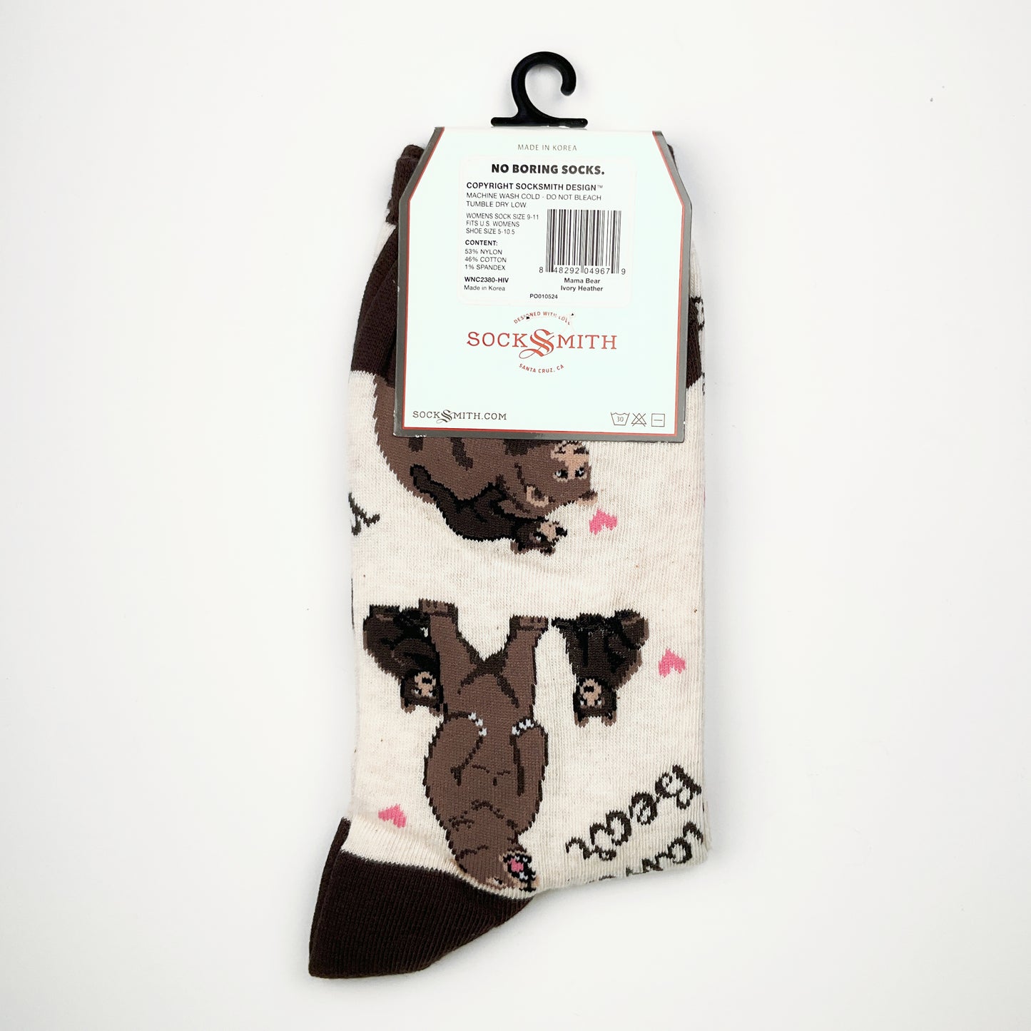 Sock Smith - Mama Bear Ivory Heather