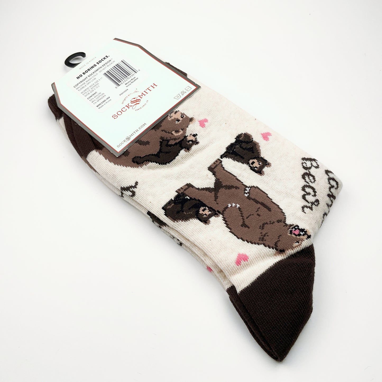 Sock Smith - Mama Bear Ivory Heather