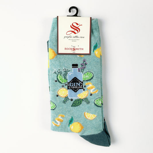 Sock Smith - Gin It Win It - Mint Heather