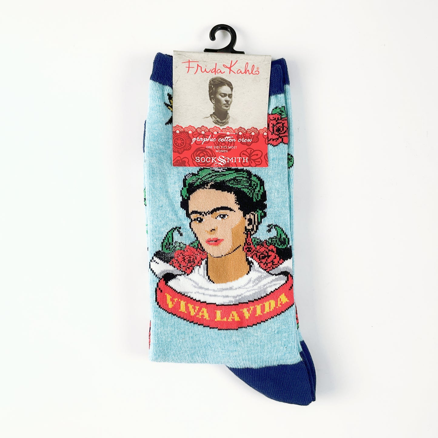 Sock Smith - Viva la Frida - Sky Blue Heather