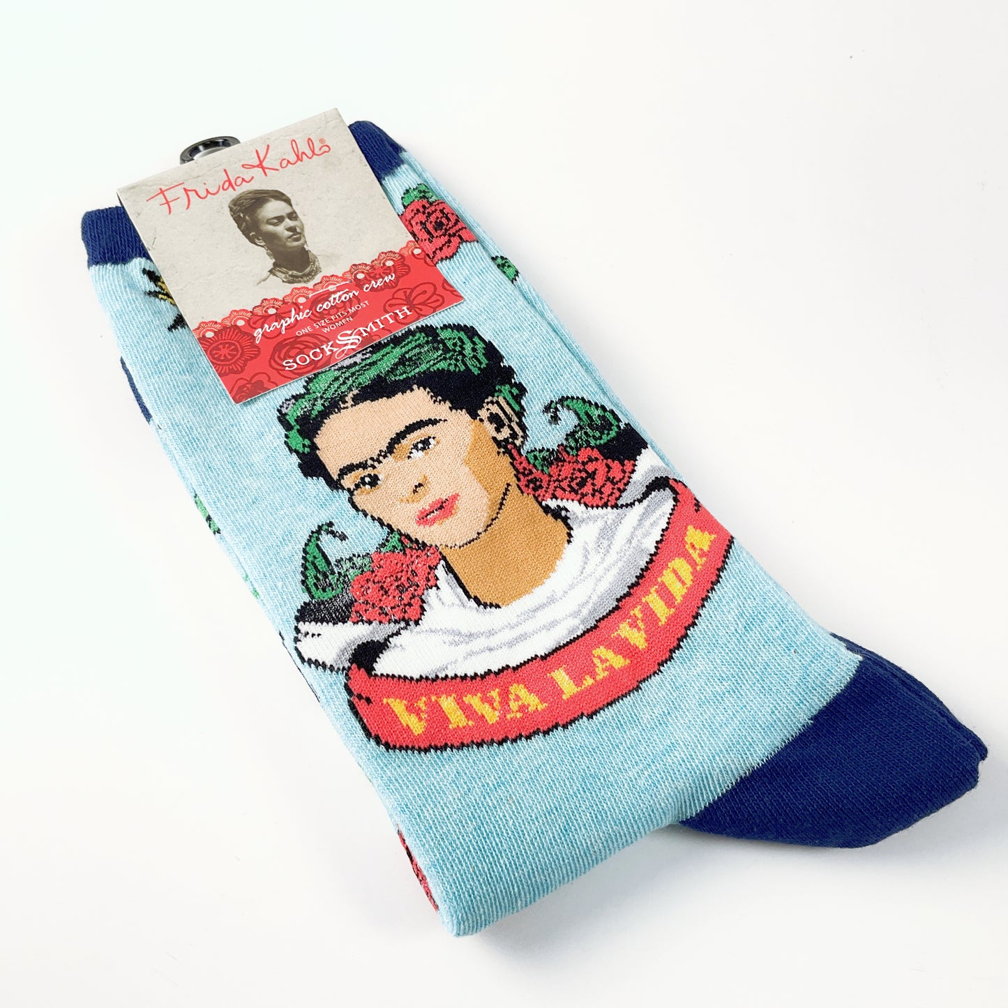 Sock Smith - Viva la Frida - Sky Blue Heather