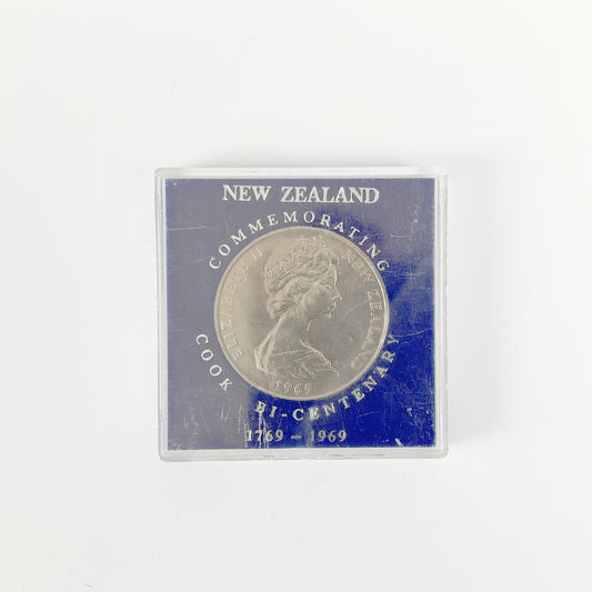 New Zealand Dollar - 1969 Lt. James Cook's Voyage 200th Anniversary