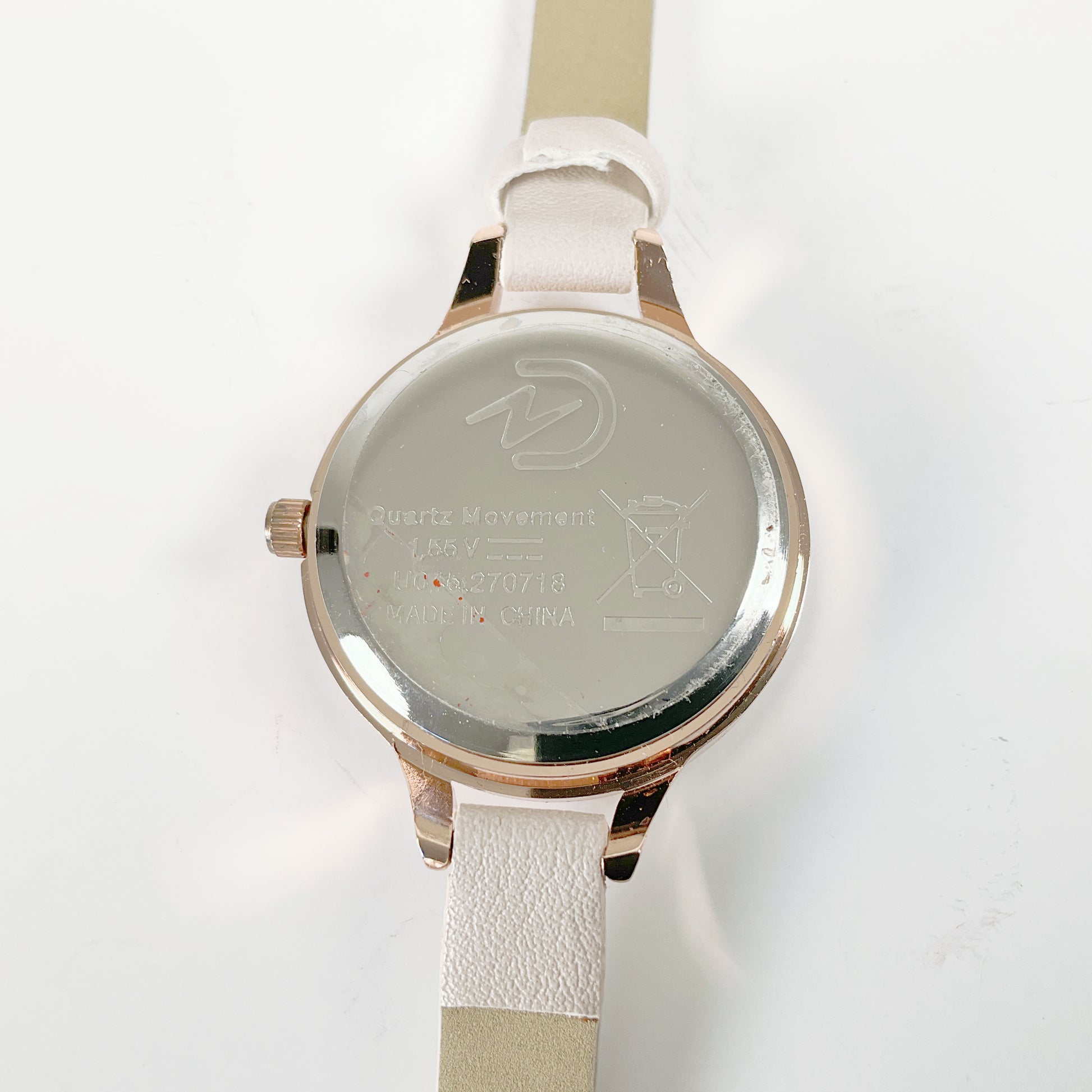 Eternal Love Rose Gold Blush Strap Ladies Quartz Watch