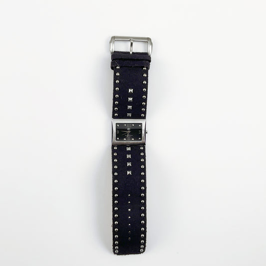 Kenneth Cole - Reaction Black Studded Watch
