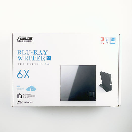 Asus SBW-06D2X-U 6x External 3D Blu-ray Writer
