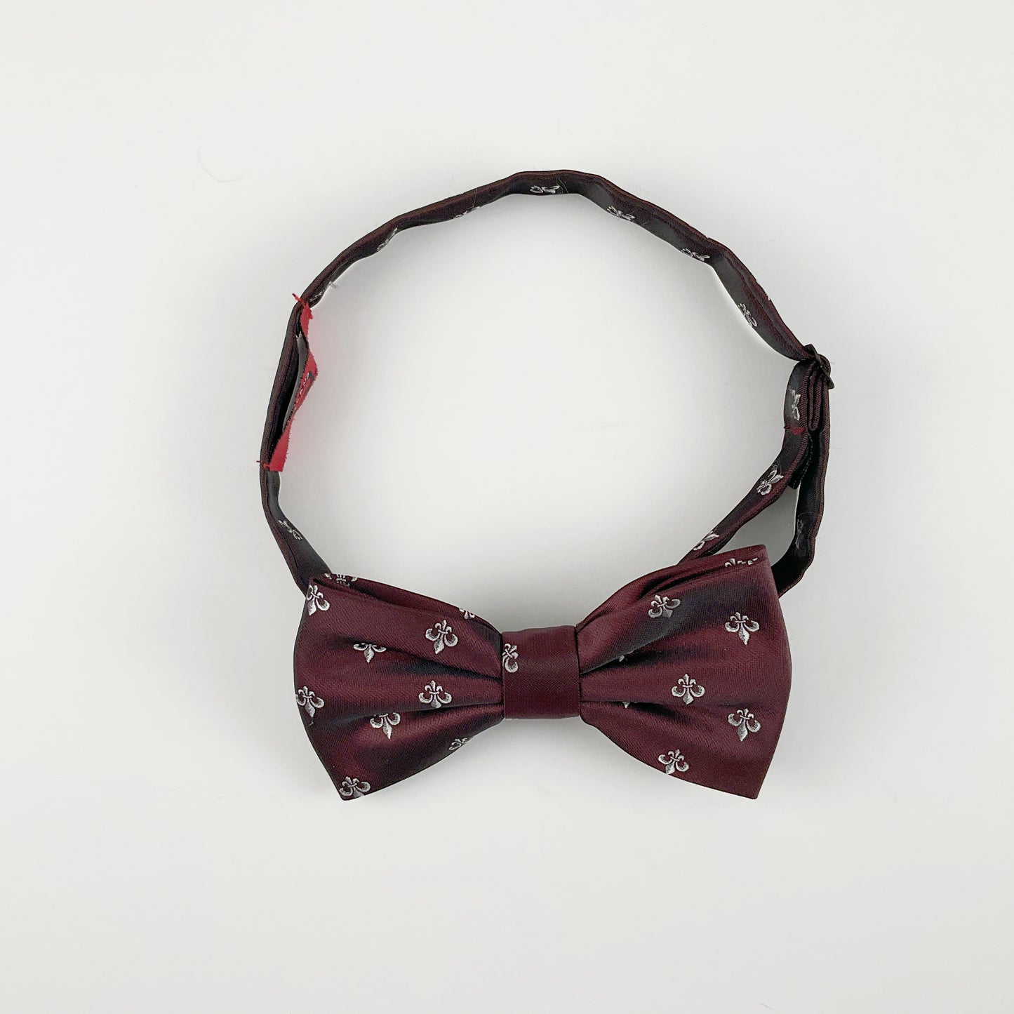 Q Brand - Fleur De Lis Brown Bow Tie